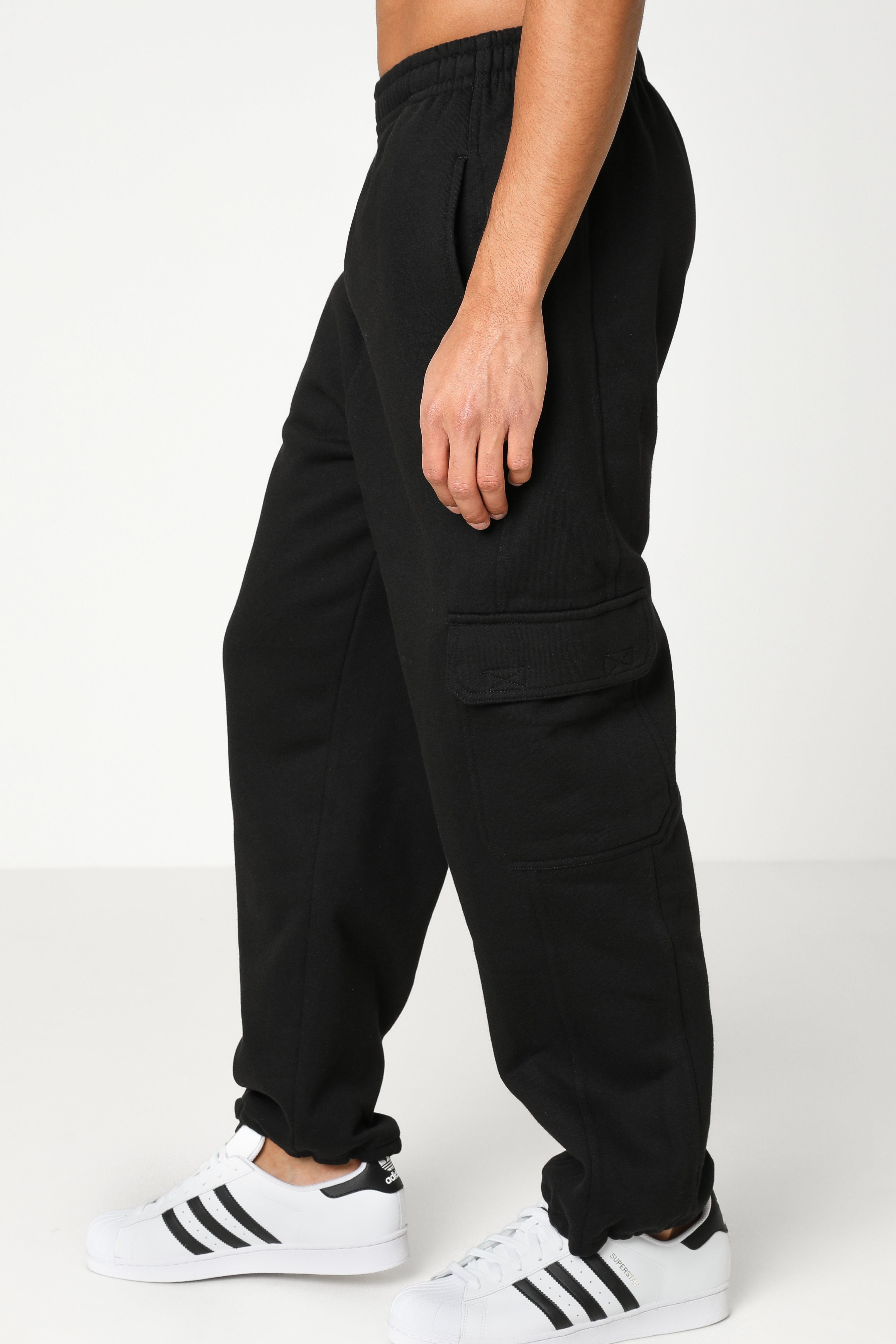 Cargo Sweathose - Schwarz