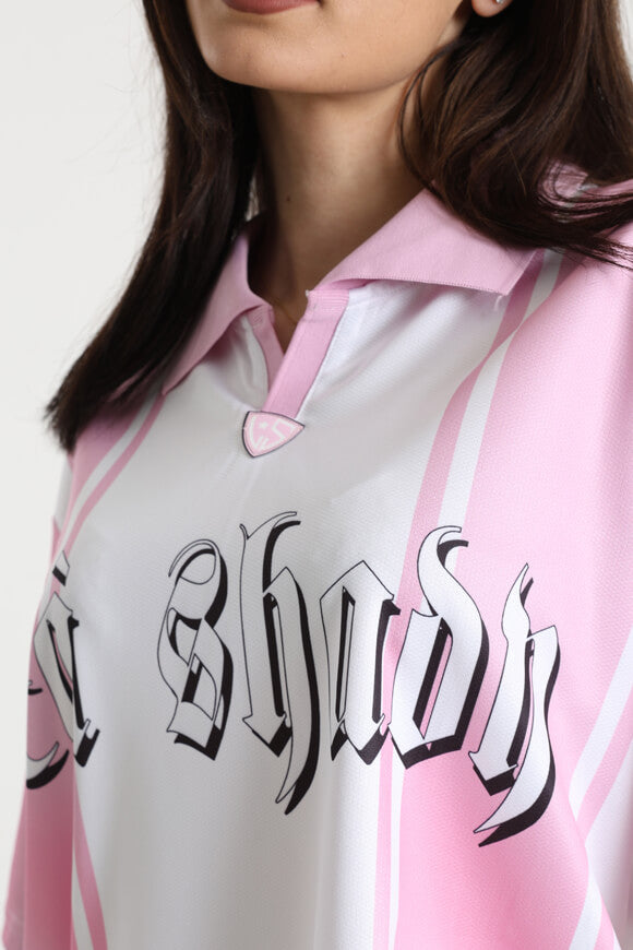 Mesh Poloshirt - Hell Pink