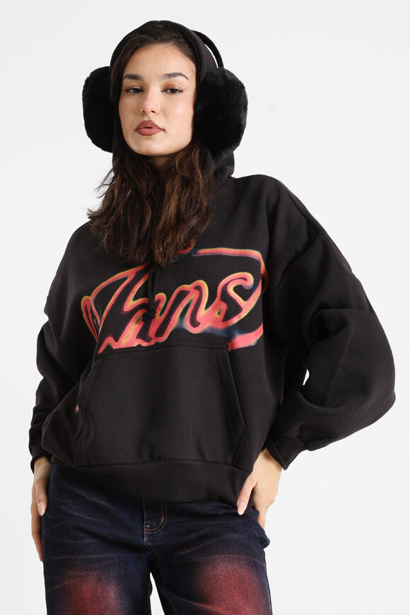 Kapuzensweatshirt - Black