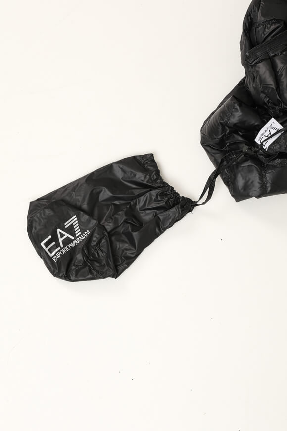 Leichte Puffer Daunenjacke - Schwarz