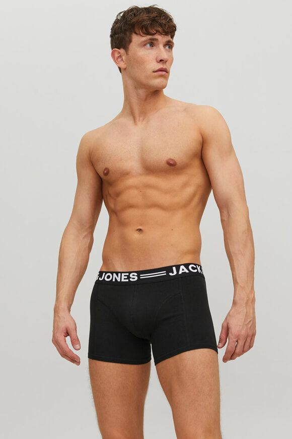 Dreierpack Boxershorts - Schwarz + Weiss