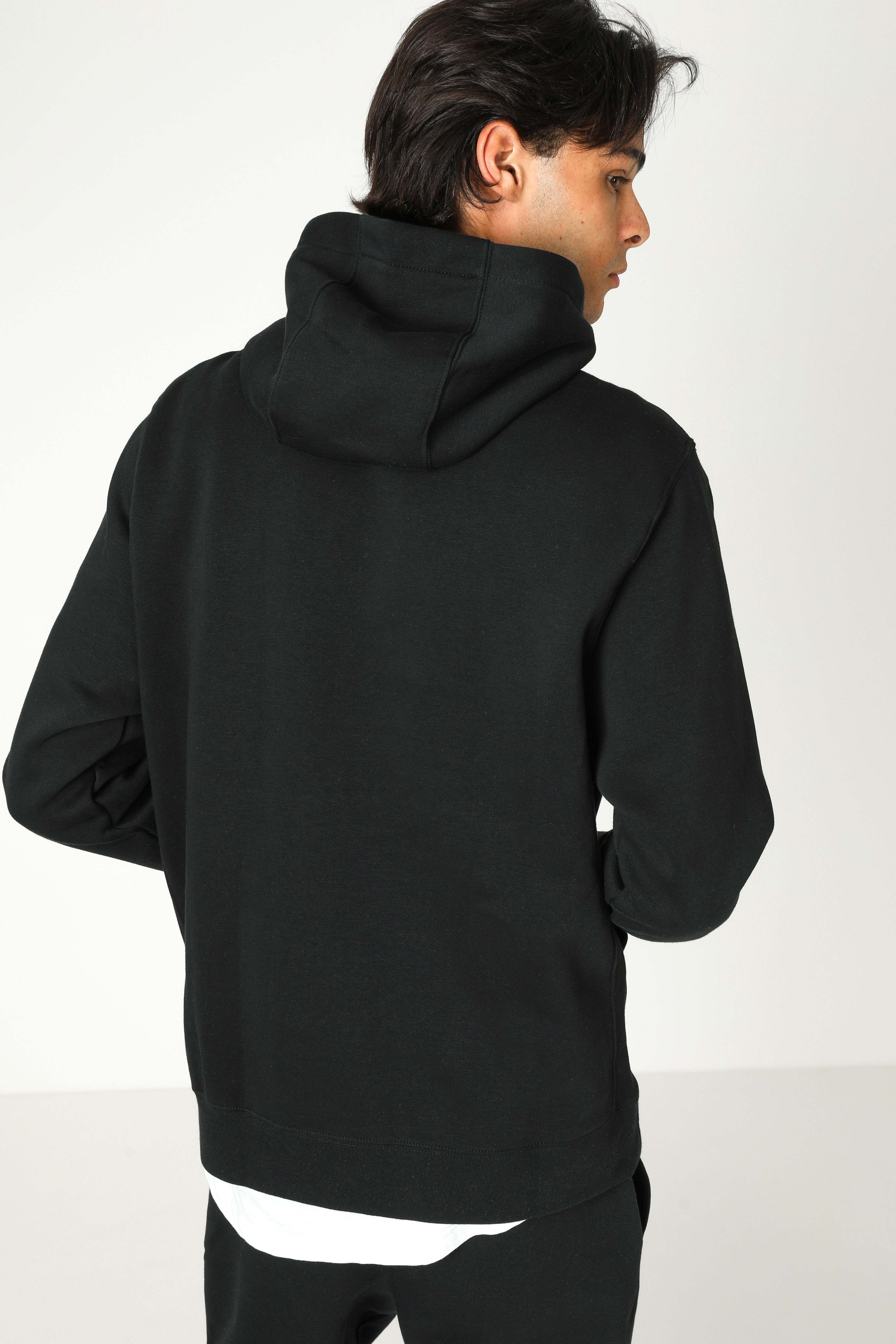 Sportswear Club Fleece Kapuzensweatshirt - Schwarz + Weiss