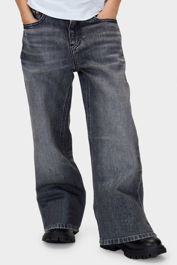 Straight Fit Jeans - Mid Grey Stone