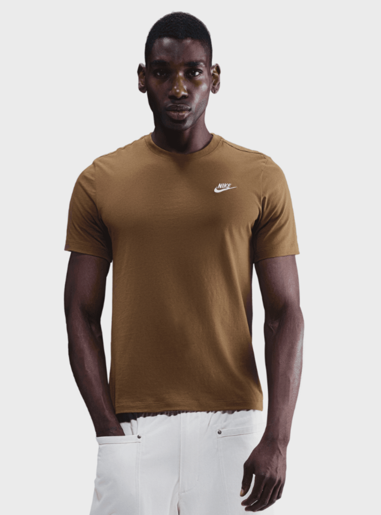 Sportswear Club T-Shirt - Mosswood Brown