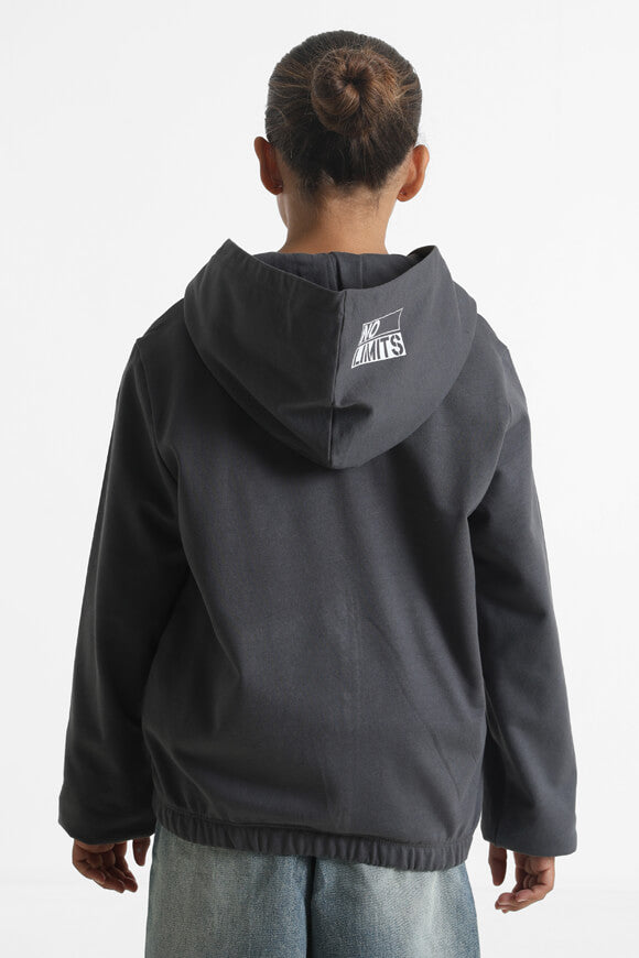 Leyla Kapuzensweatjacke - Asphalt