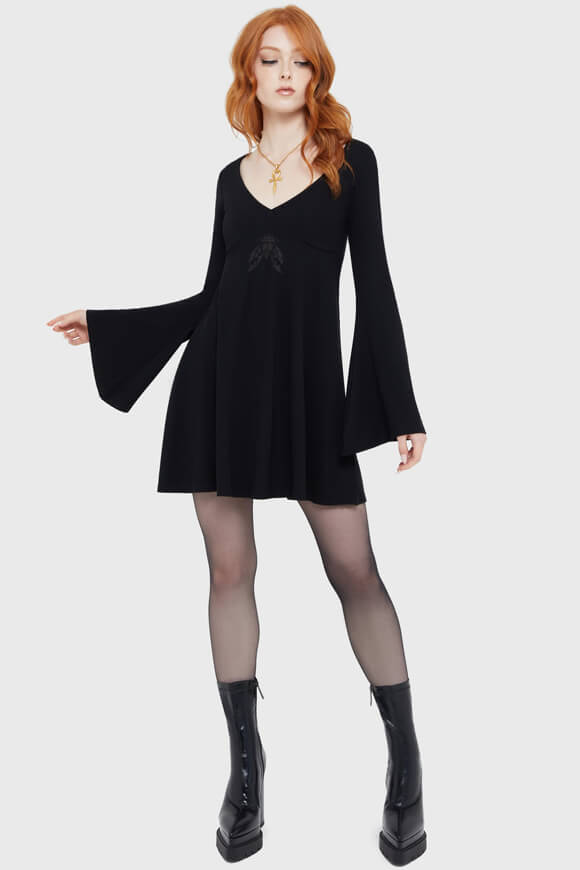 Moonlight Madness Minikleid - Black