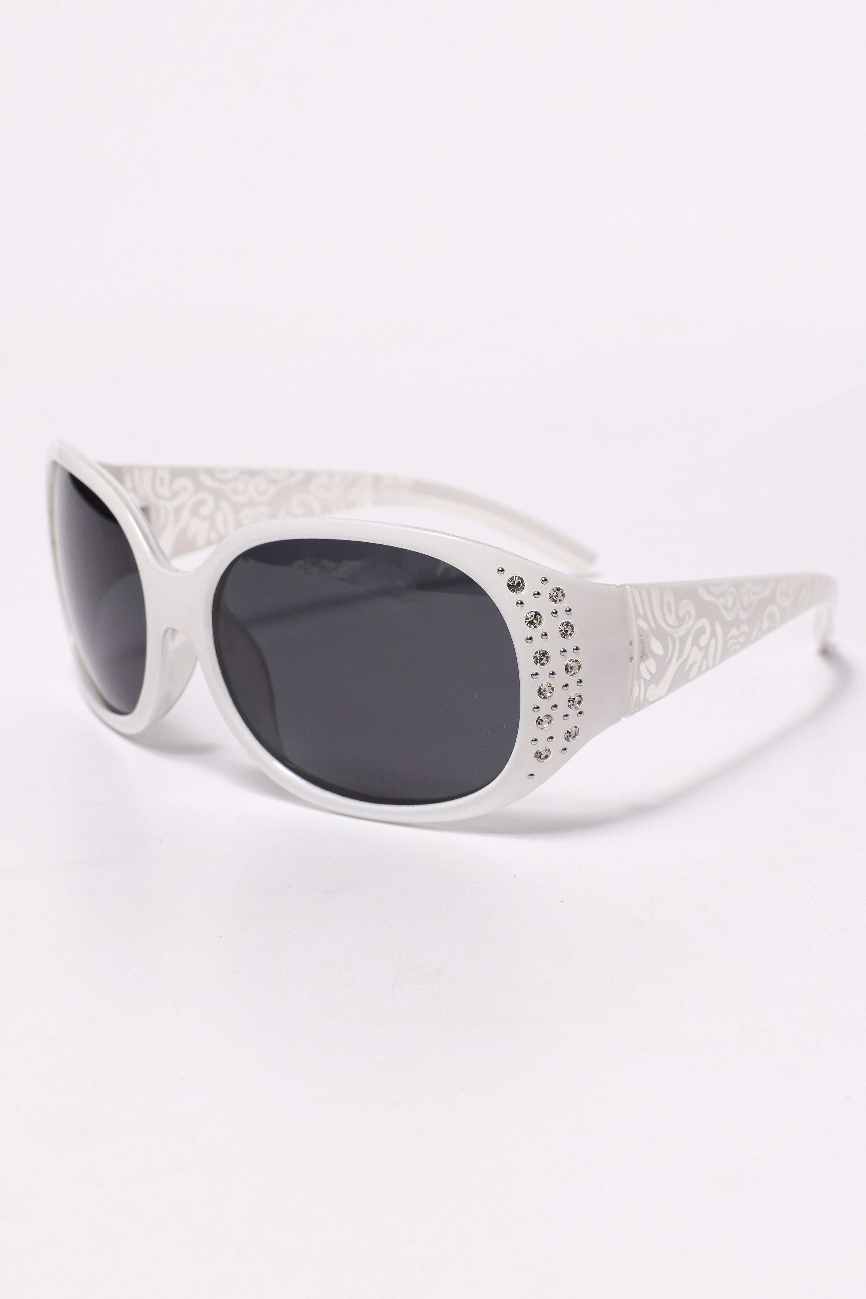 Sonnenbrille - White + Silver + Black