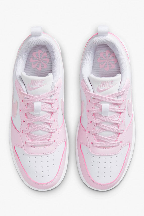 Court Borough Recraft Sneaker - White + Pink Foam