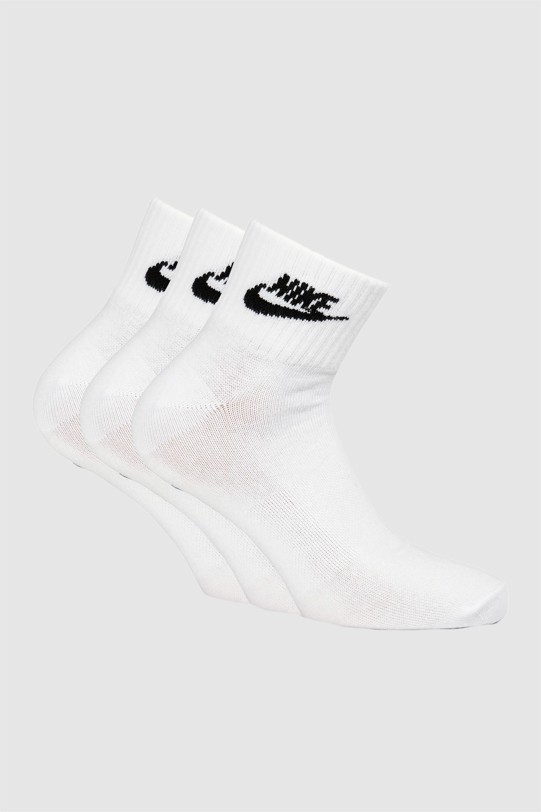Dreierpack Socken - Weiss + Schwarz