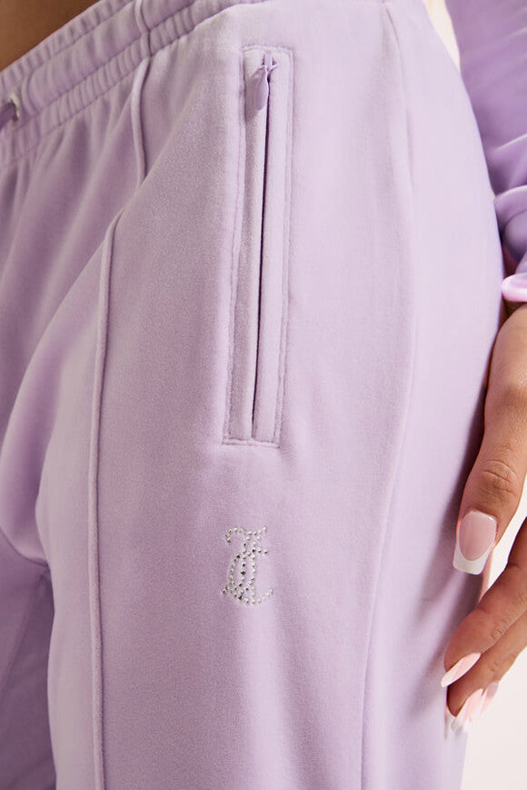 Tina Samt Hose - Pastel Lilac