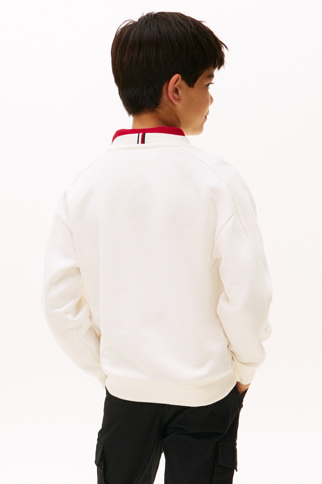 Varsity Raised Sweatshirt - Ivory Silk