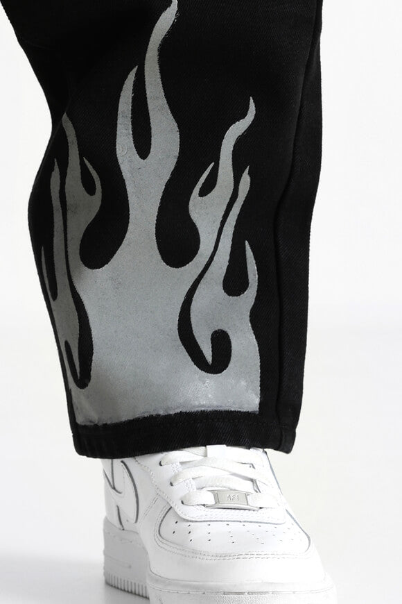 Loose Fit Jeans - Black