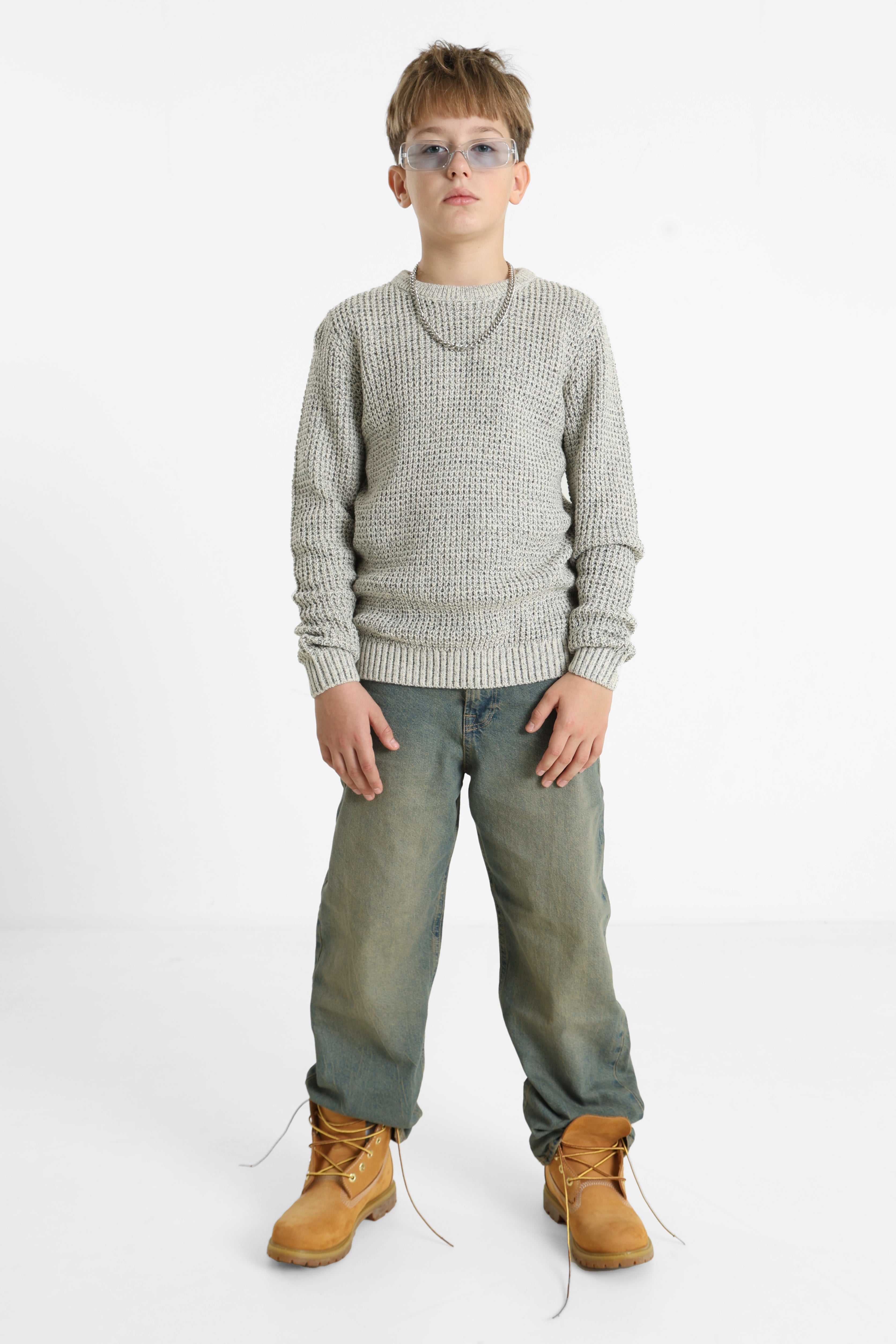 JJGLOBAL Strickpullover - Moonbeam