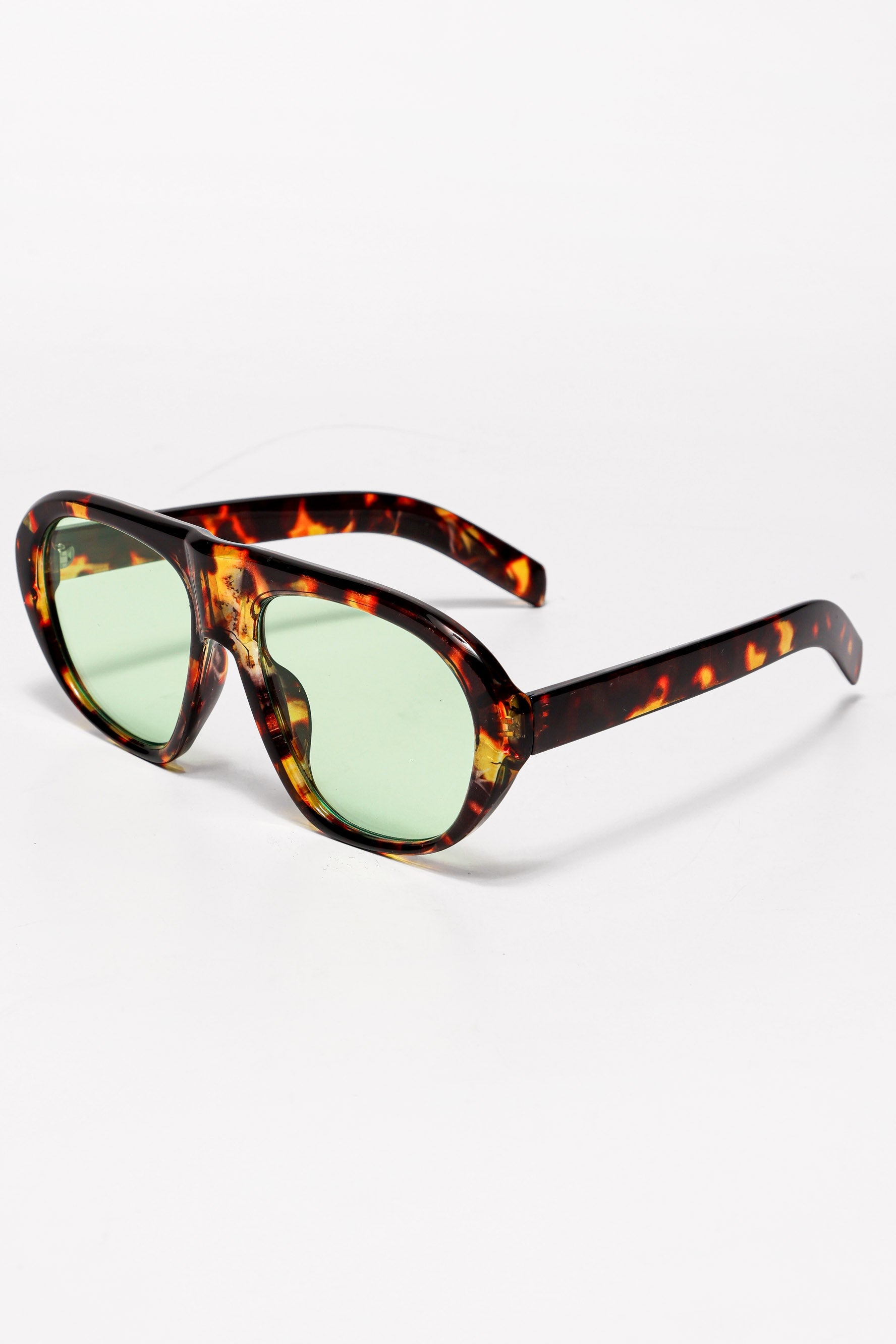 Brille - Leopard + Green