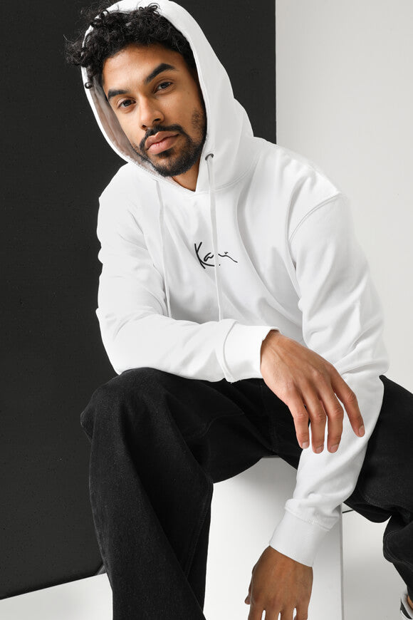 Kapuzensweatshirt - Weiss