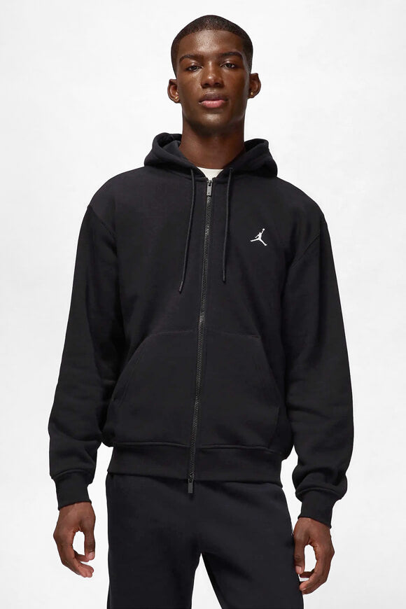 Brooklyn Fleece Kapuzensweatjacke - Black