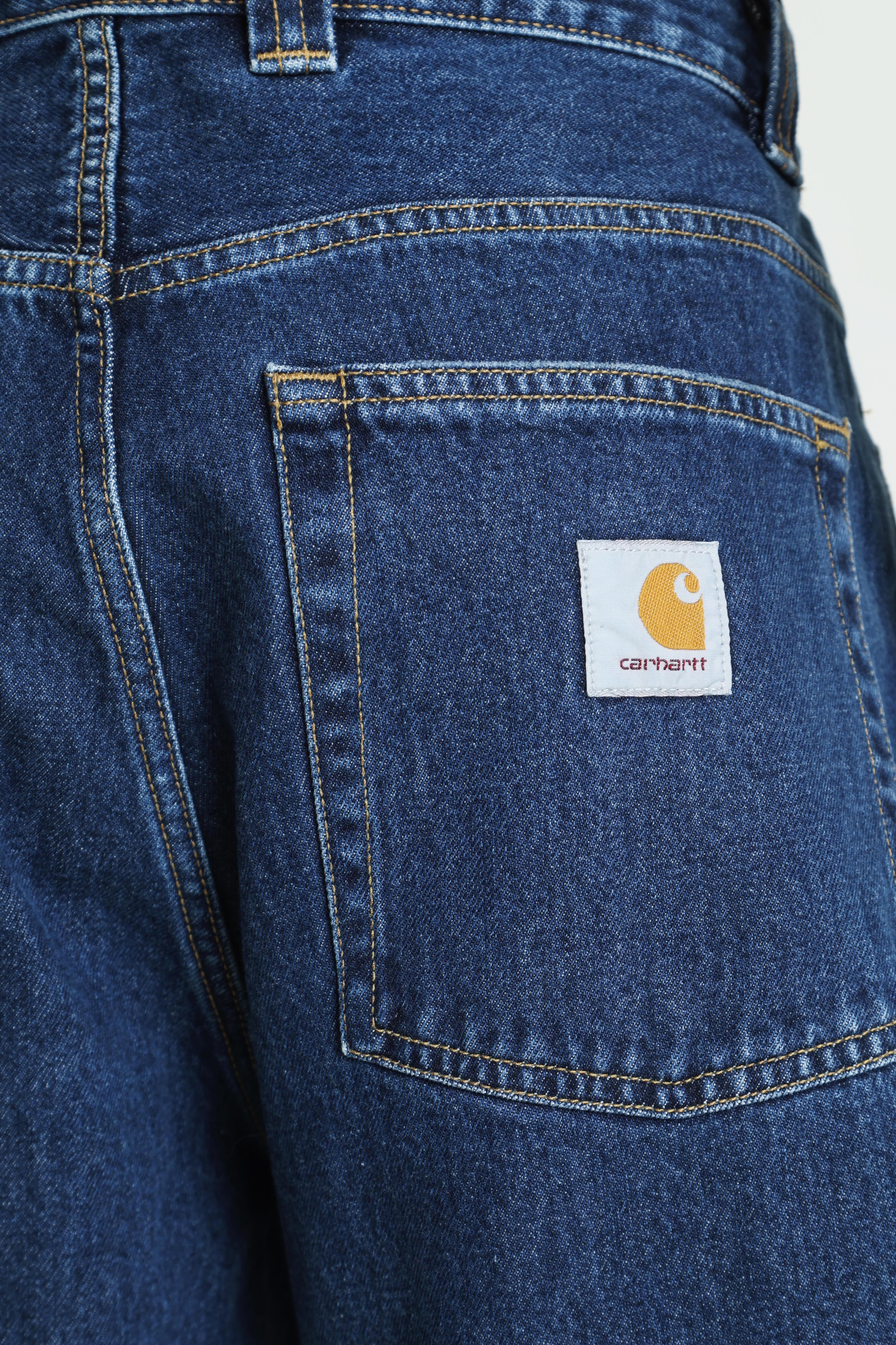 Brandon Loose Fit Jeans - Blue Stone Washed