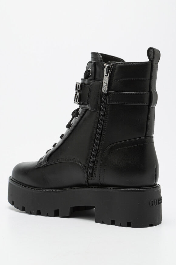 Vaires Plateau Schnürstiefelette - Black