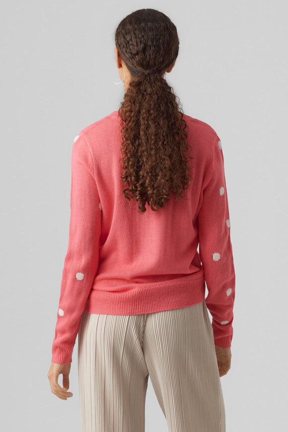 Weihnachtsstrickpullover - Hot Pink