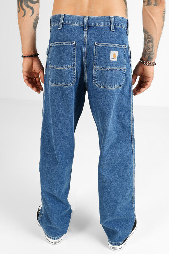 Relaxed Straight Fit Jeans L32 - Blue Stone Wash