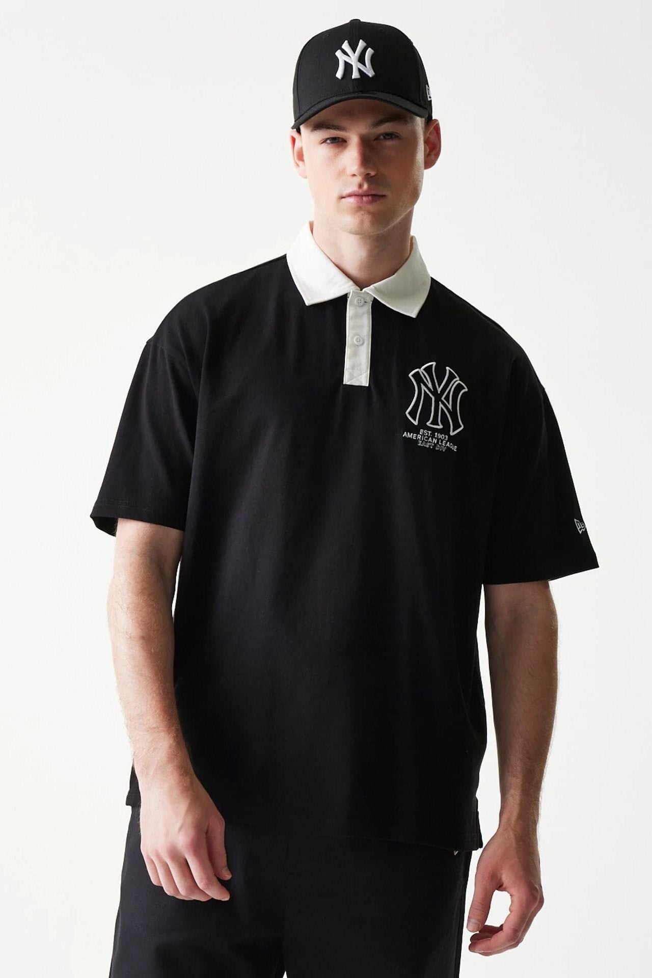 Oversize Poloshirt - Black