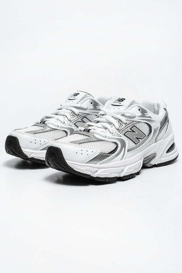 GR530 Core Sneaker - White + Silver