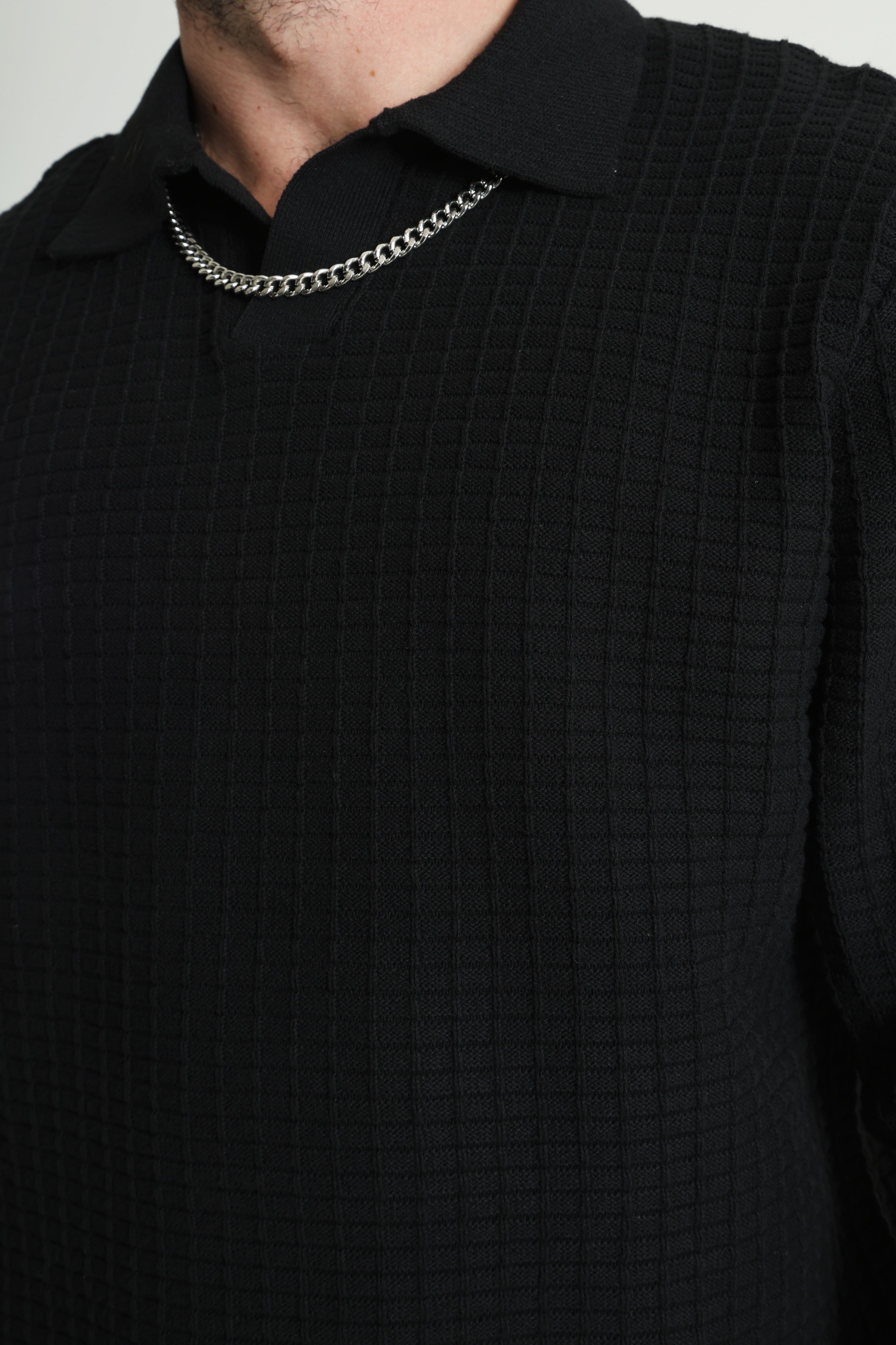 RRKELVIN Feinstrickpullover - Black