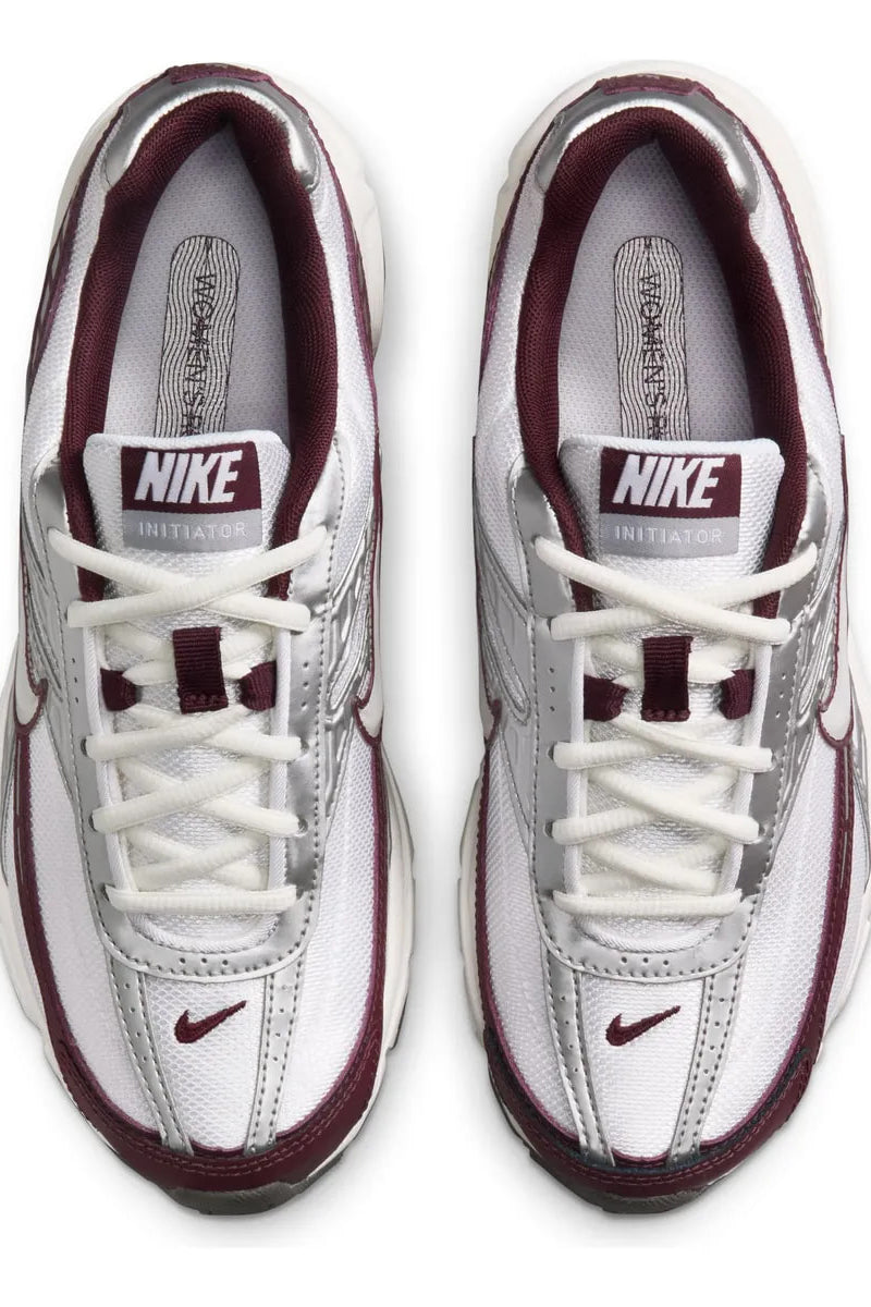 Initiator Sneaker - White + Sail + Burgundy Crush
