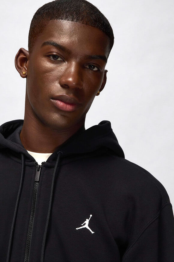 Brooklyn Fleece Kapuzensweatjacke - Black