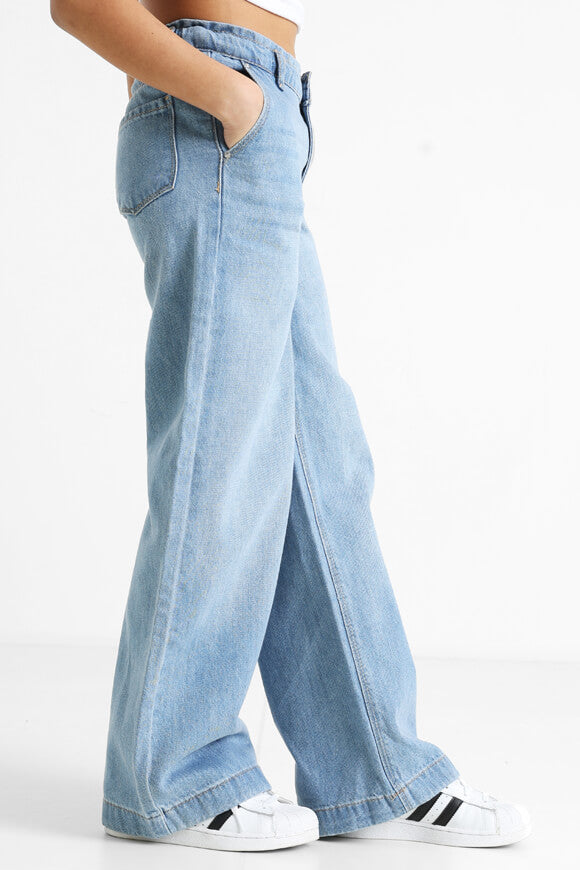 Comet Wide Leg Jeans - Light Blue Denim