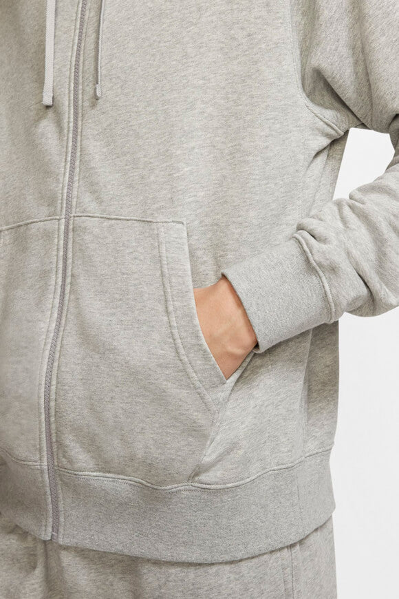 Kapuzensweatjacke - Light Grey Heather