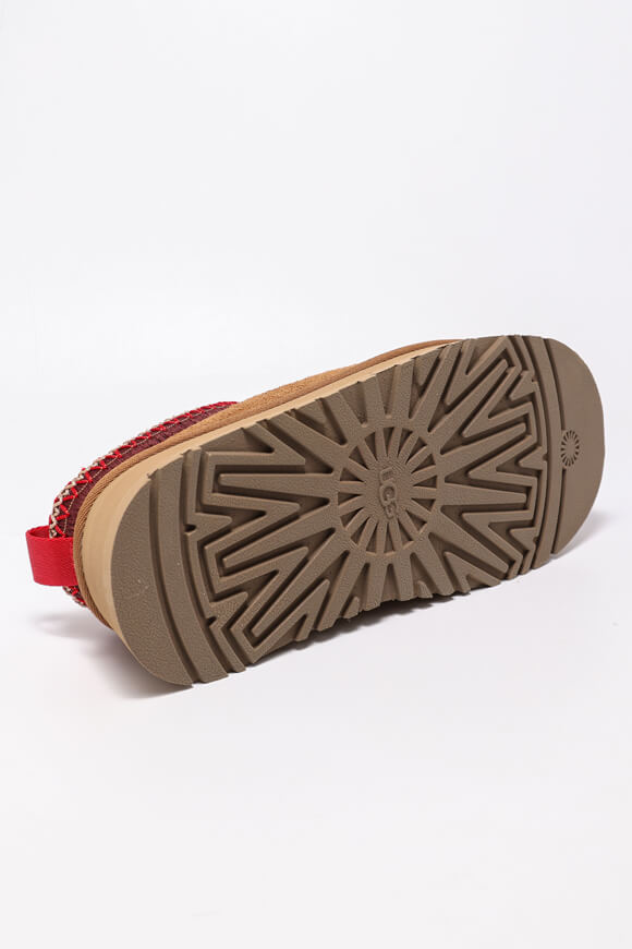 Tazz gefütterte Plateau Slipper - Chestnut