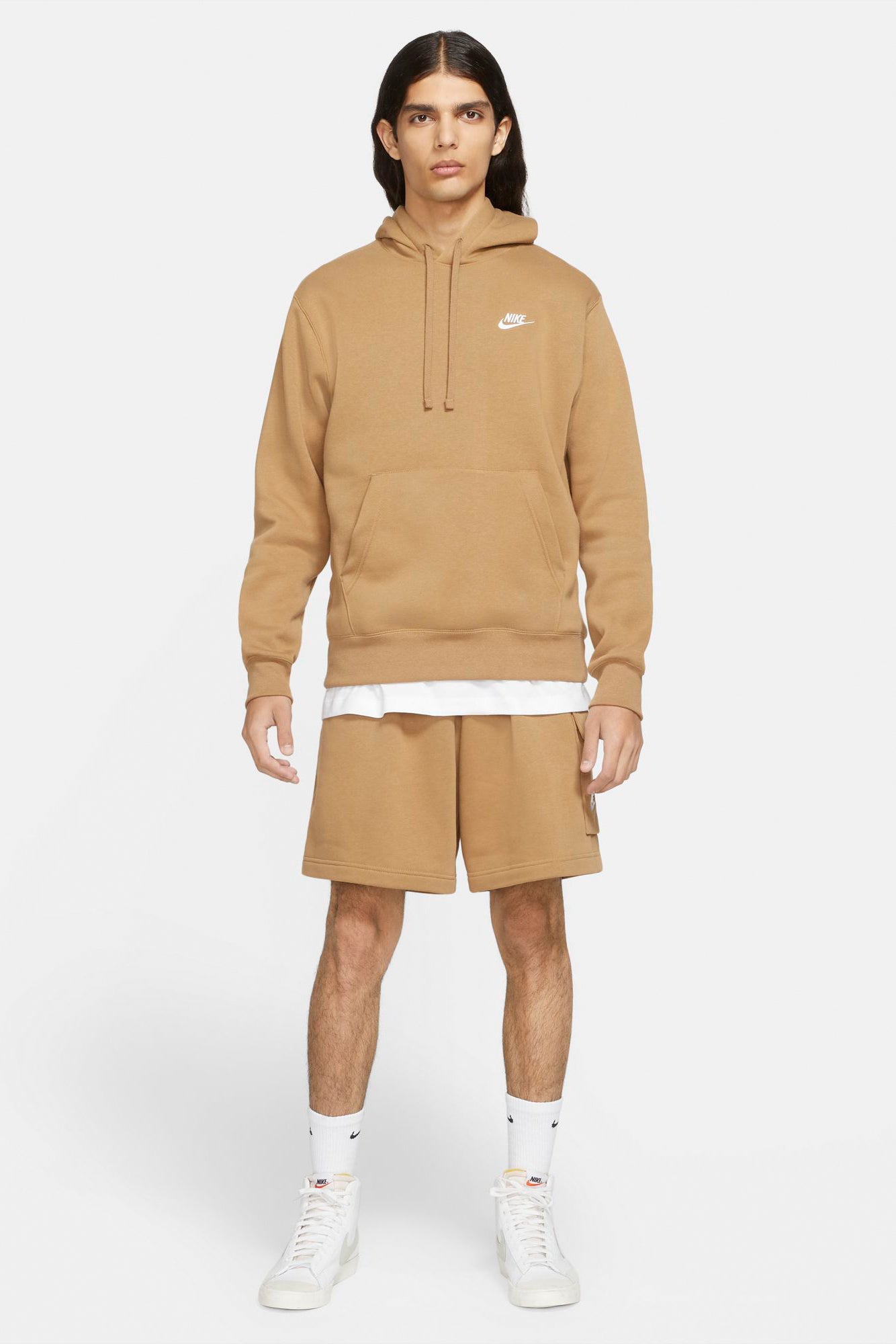 Sportswear Club Fleece Kapuzensweatshirt - Dark Driftwood