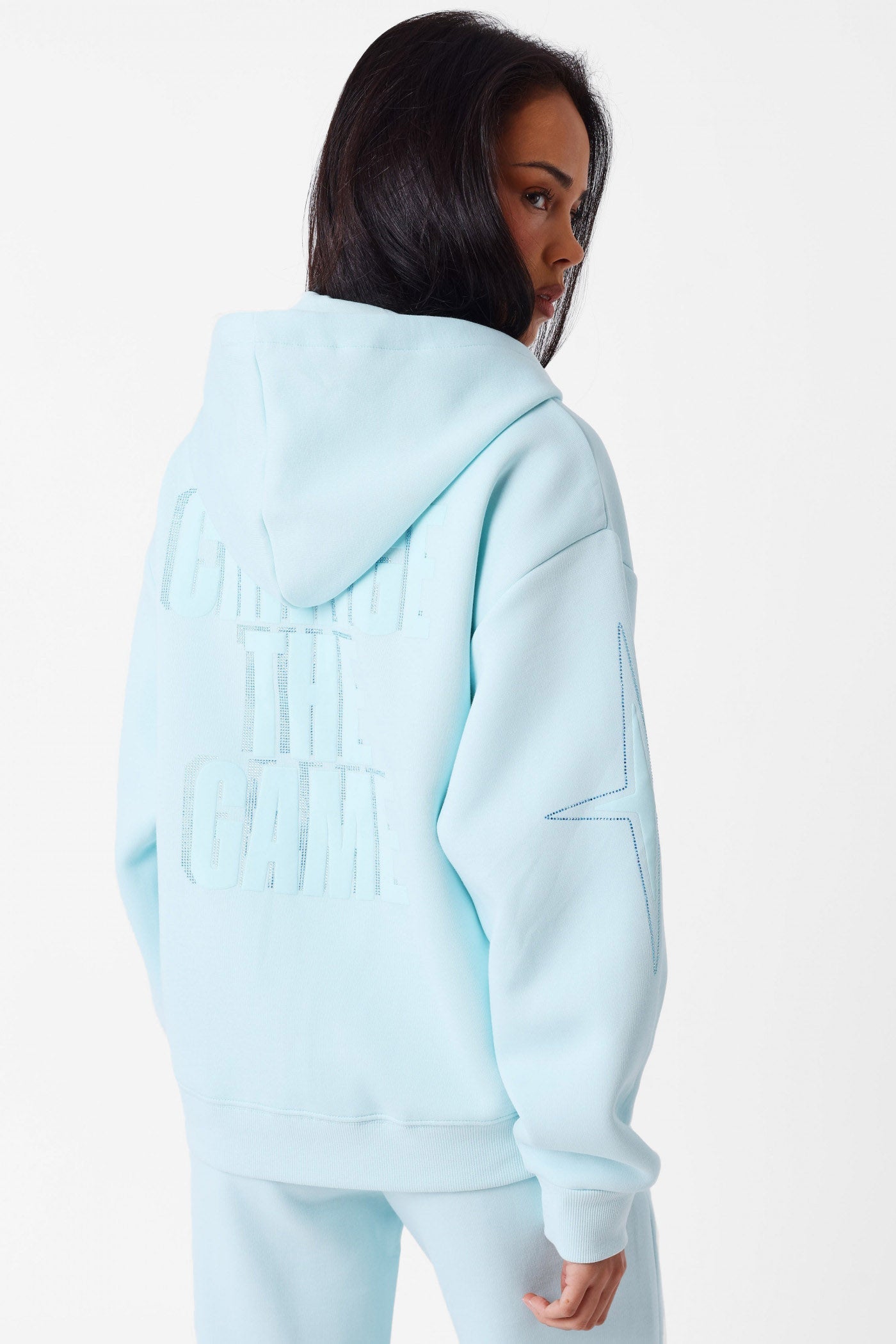 Kapuzensweatjacke - Türkis