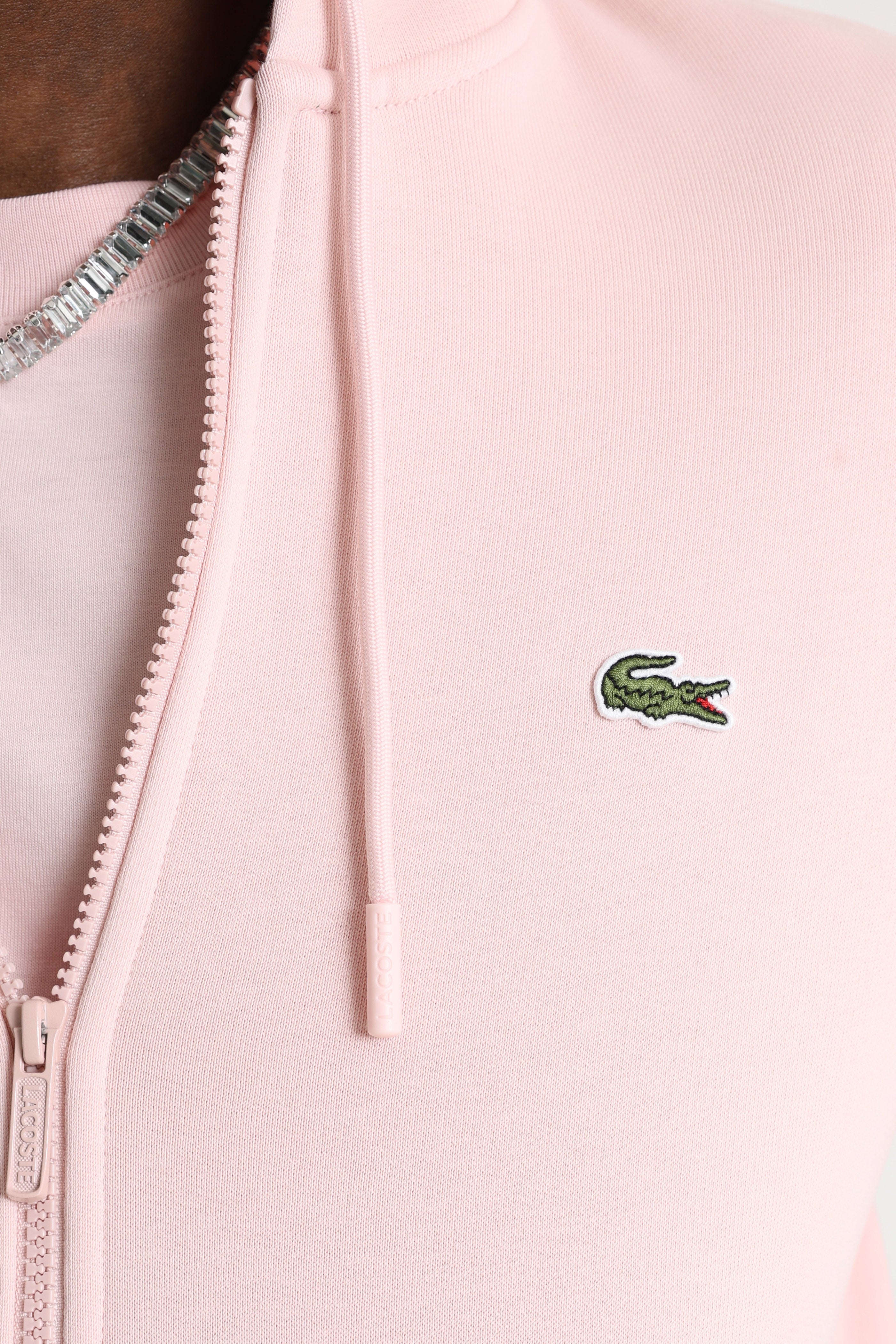 Kapuzensweatjacke - Pale Rose