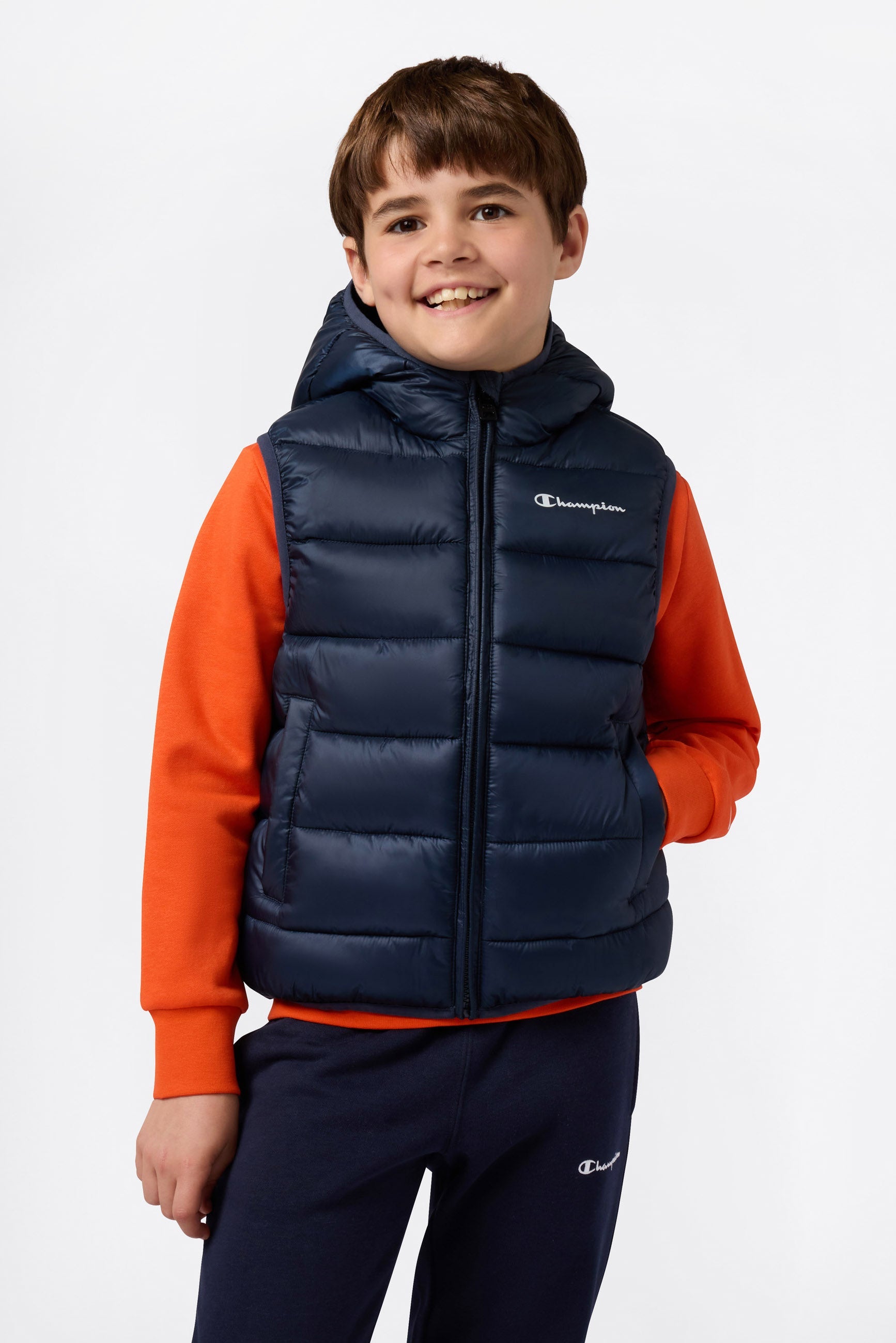 Gestepptes Gilet - Navy