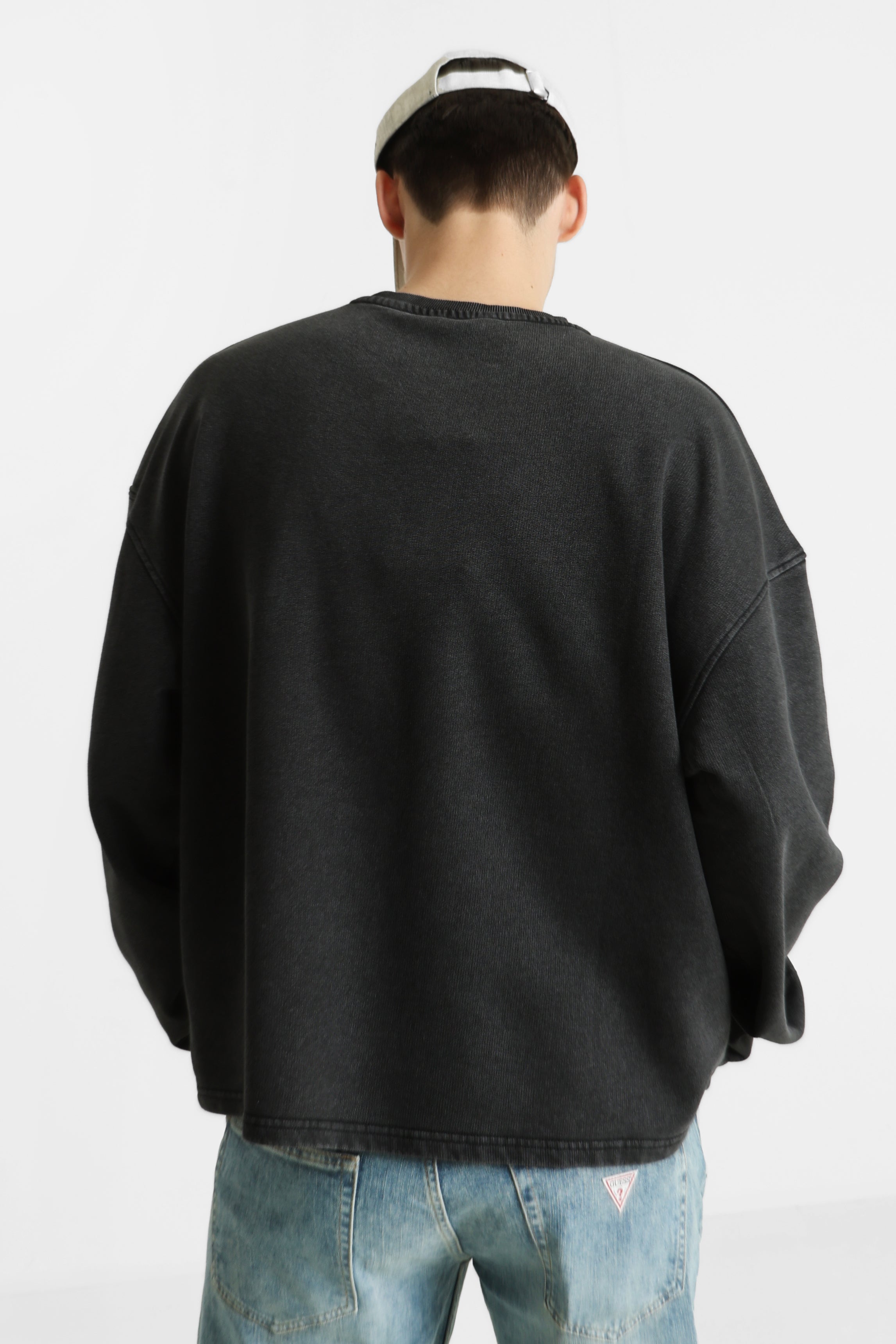 RRSAGE Oversize Sweatshirt - Black