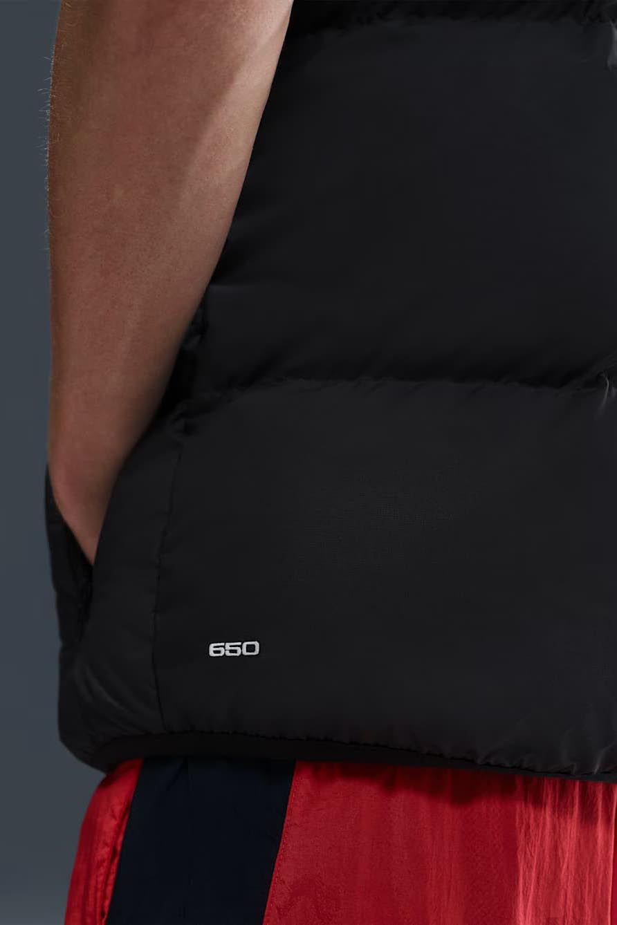 Sportswear Club Gestepptes Daunengilet - Black