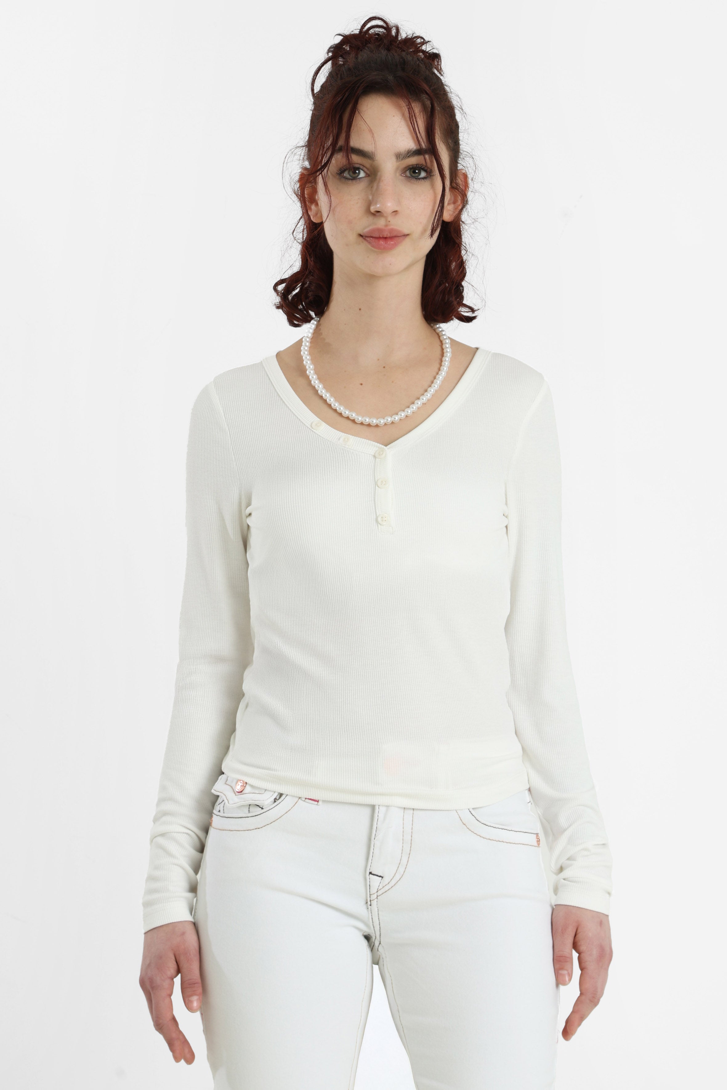 ONLNORA Langarmshirt - Cloud Dancer