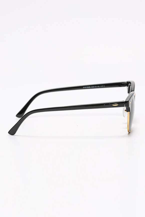 Sonnenbrille - Schwarz + Goldfarbe