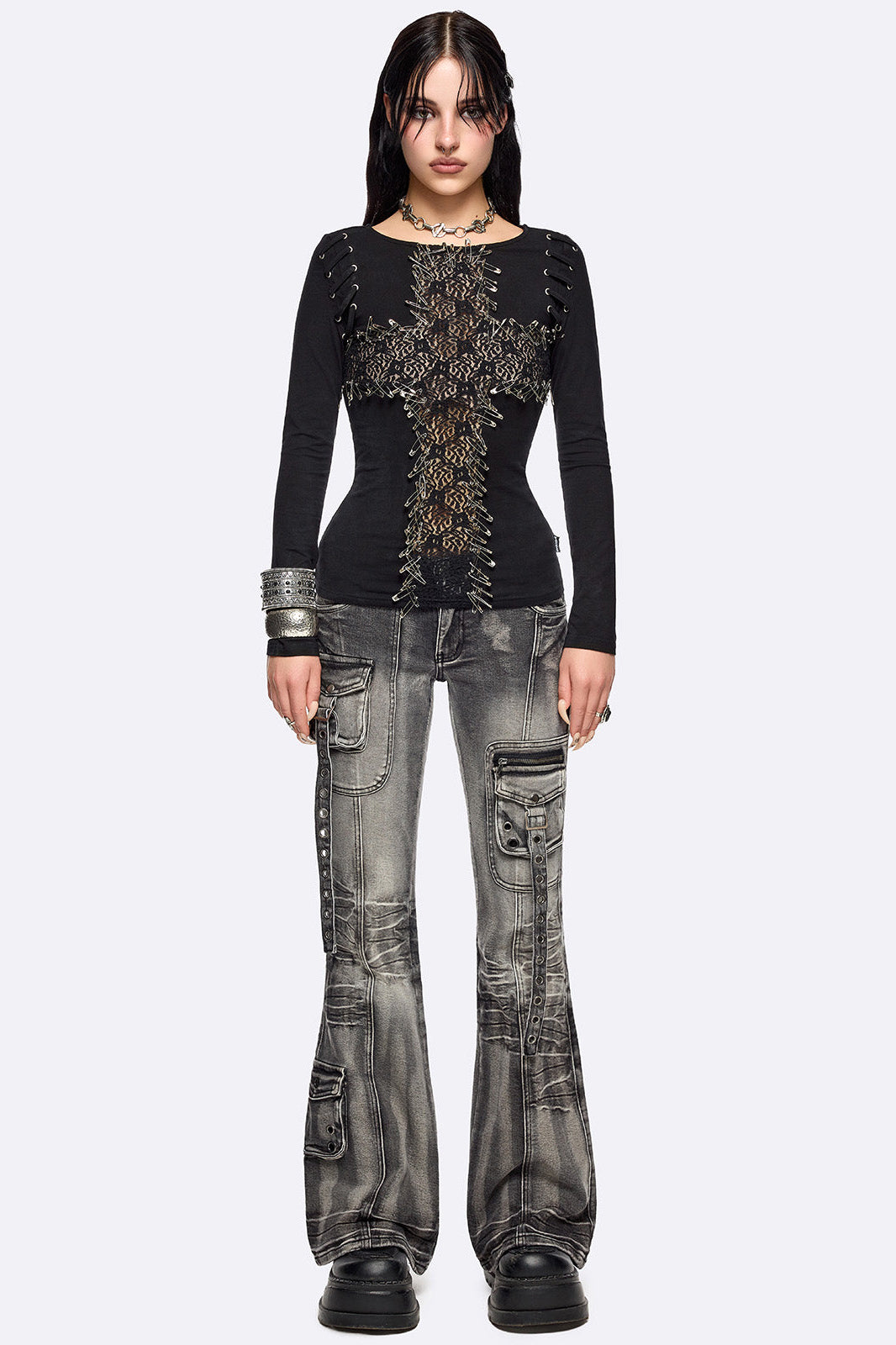 Dark Romance Langarmshirt - Black