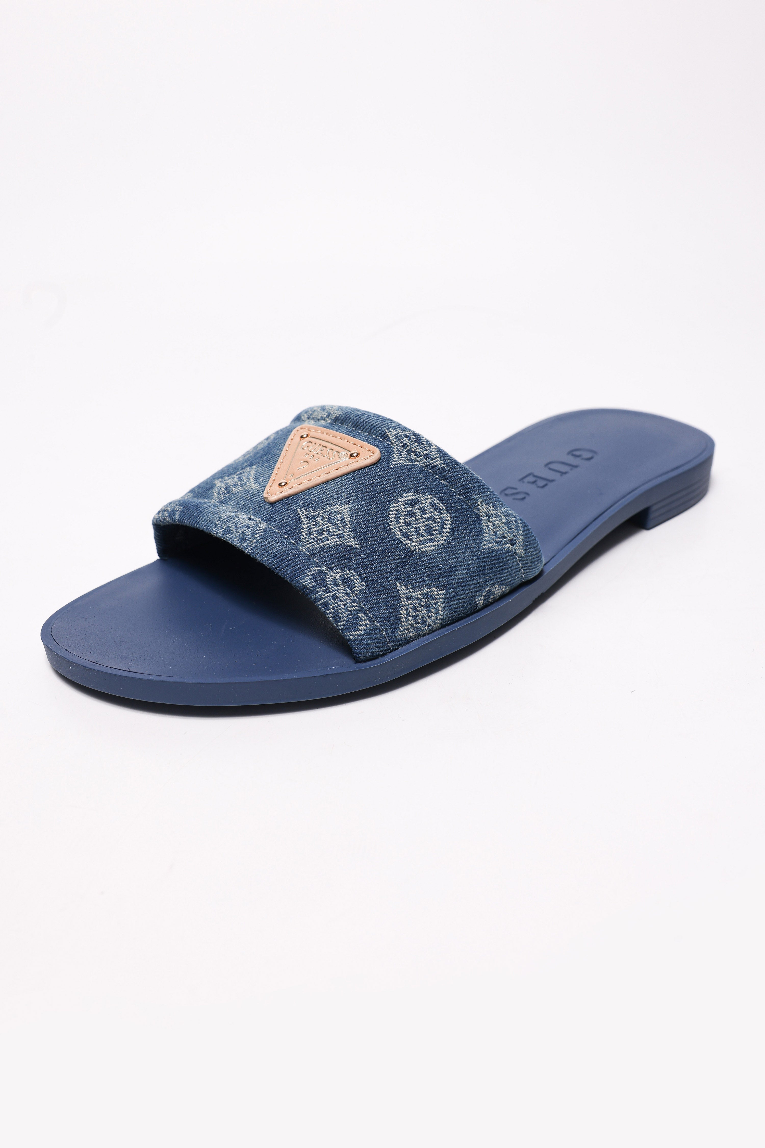 Elysone Jeans Pantoletten - Blue