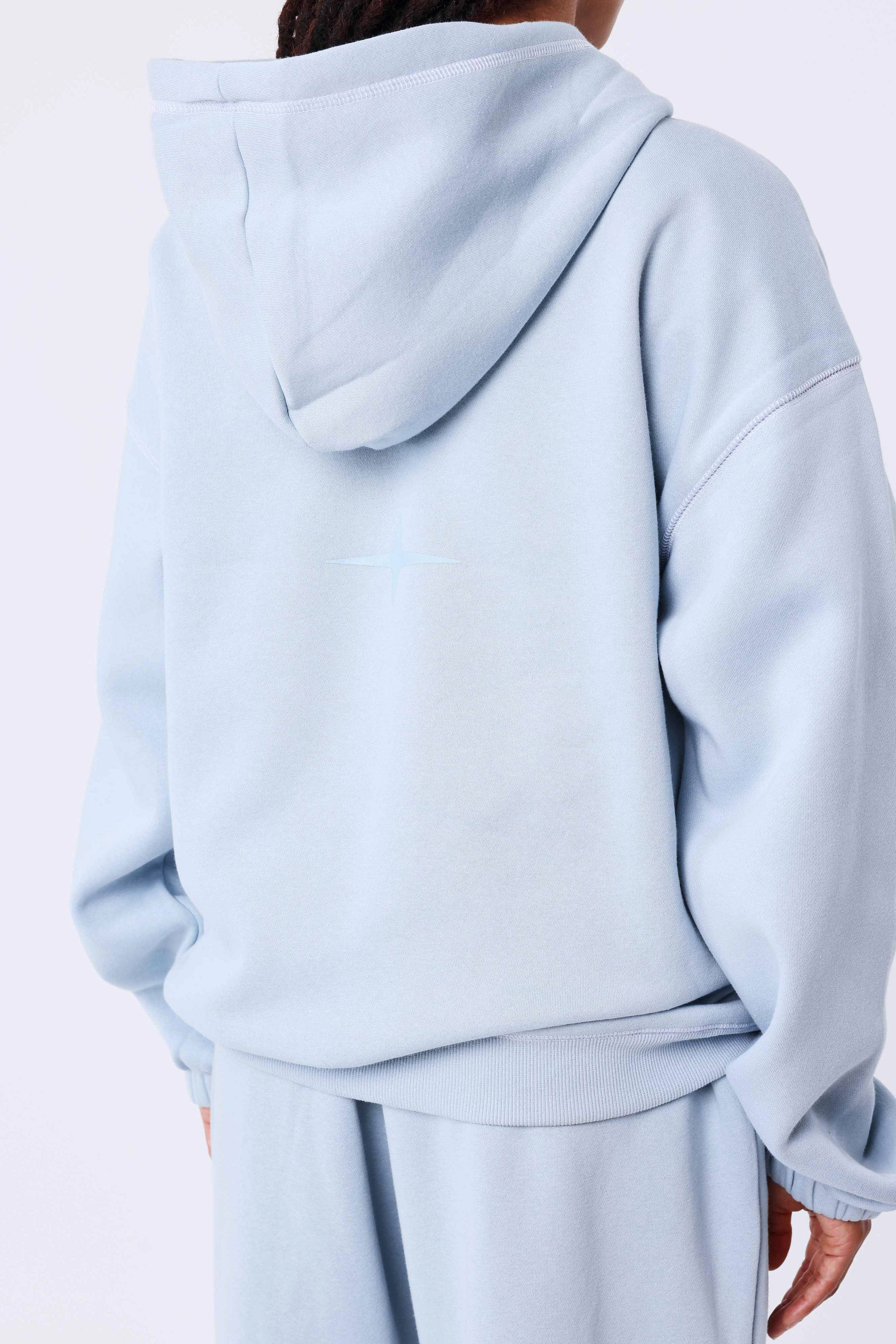 Kapuzensweatshirt - Light Blue