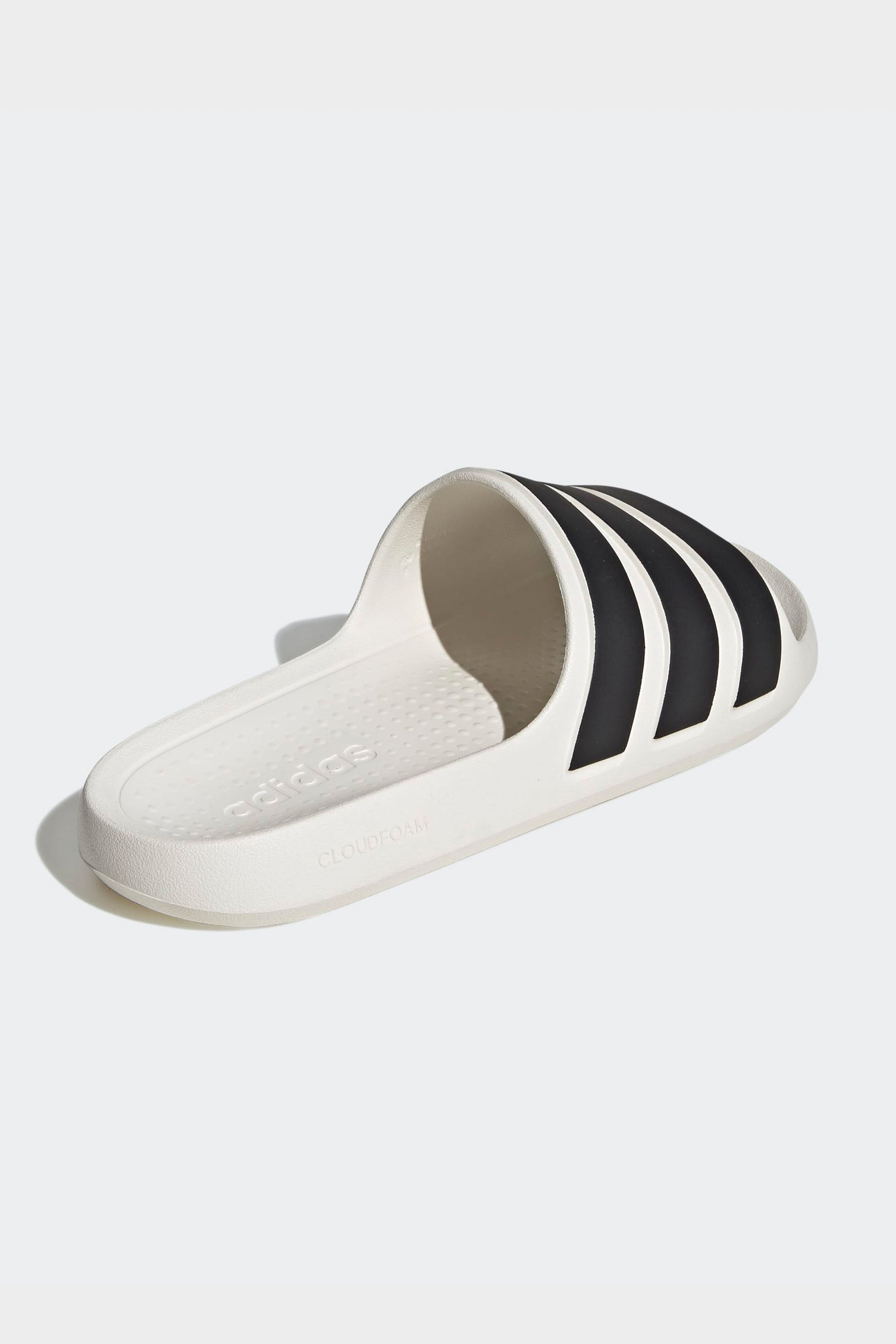 Adilette Flow Pantoletten - Offwhite + Black