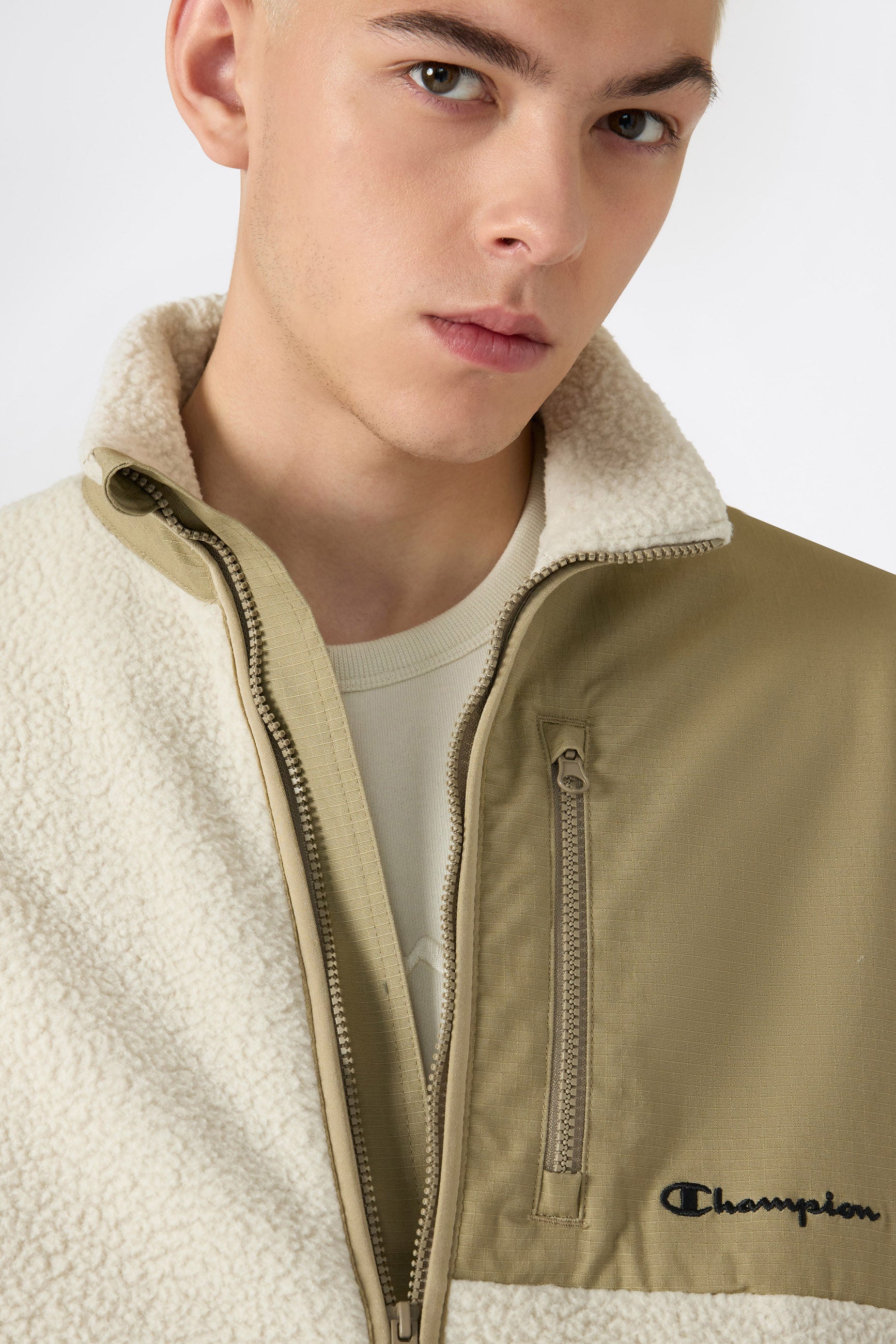 Teddy Jacke - Beige