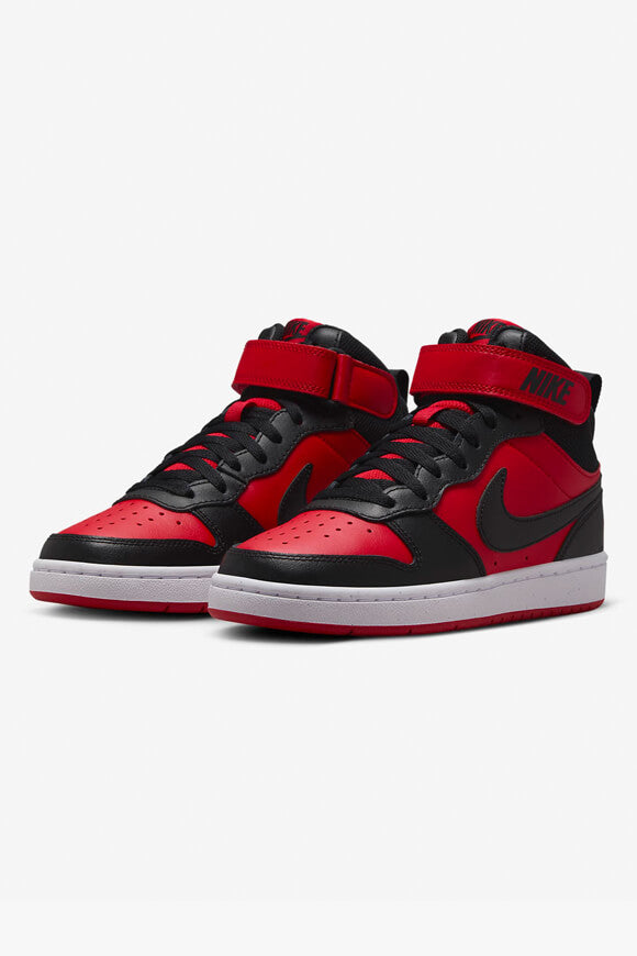 Court Borough 2 Sneaker - University Red + Black + White