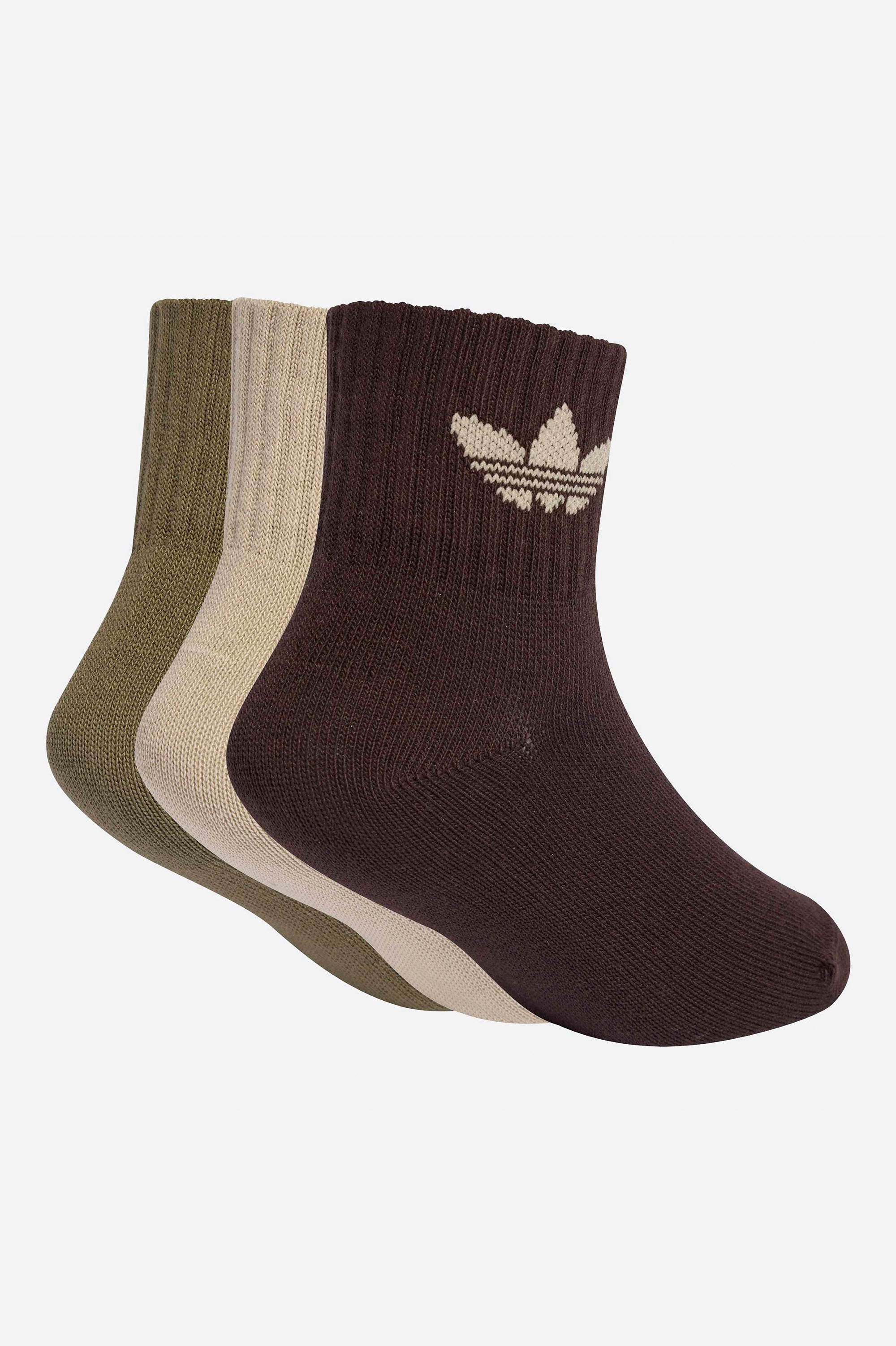 Dreierpack Socken - Stone Khaki + Olive Strata + Aurora Coffee