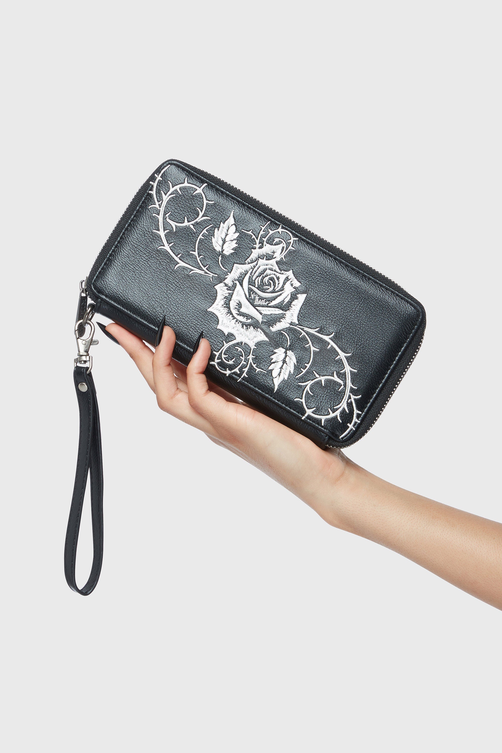 Petal&Pine Portemonnaie - Black + Ivory