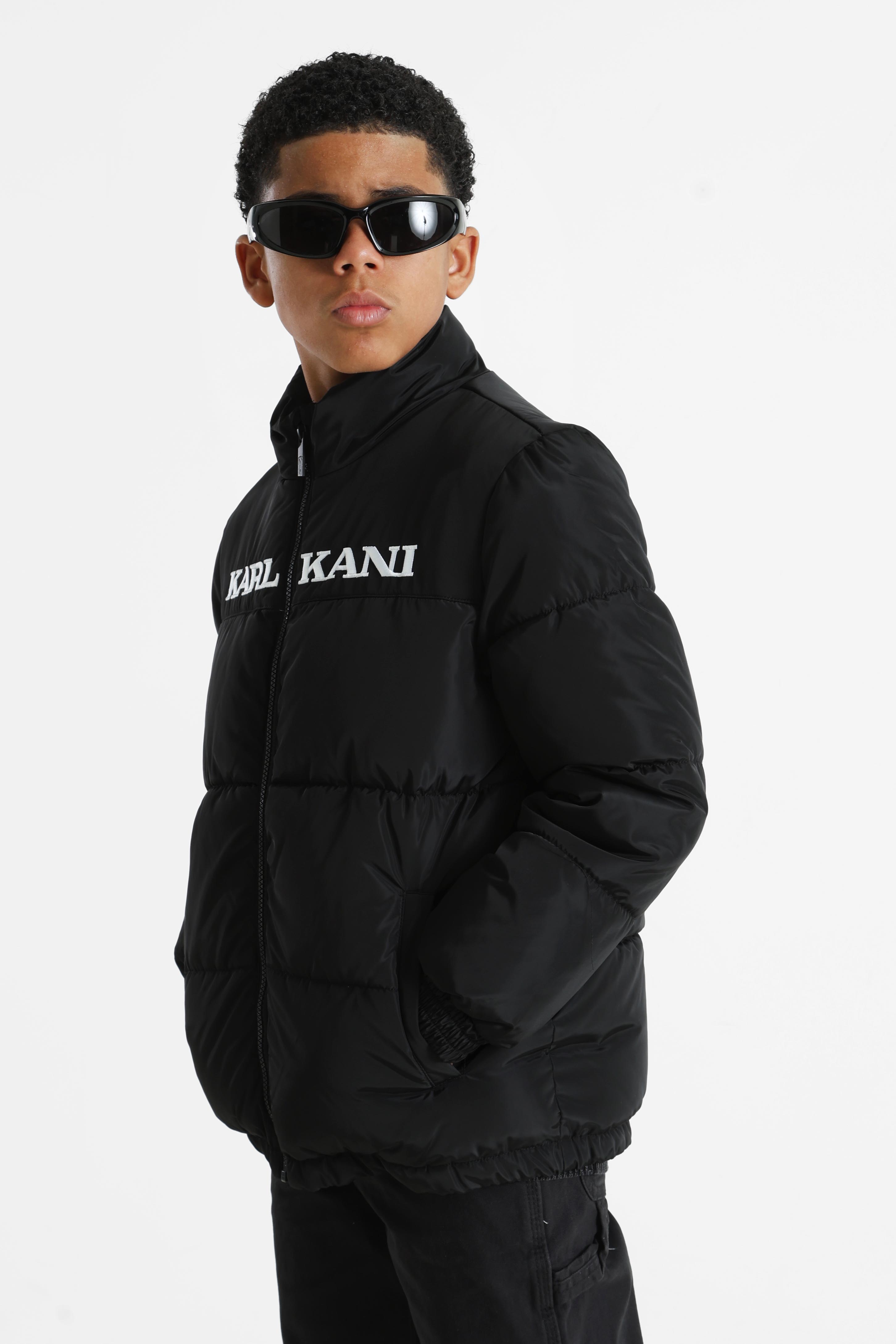 Retro Pufferjacke - Black
