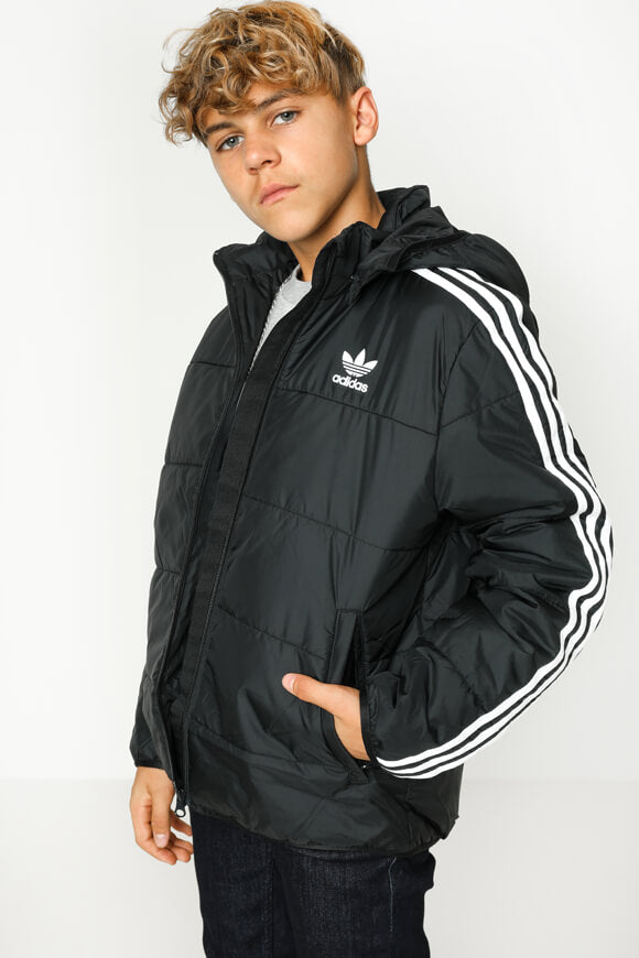 Leichte Pufferjacke - Schwarz